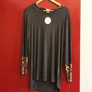 Soft long sleeve with hood